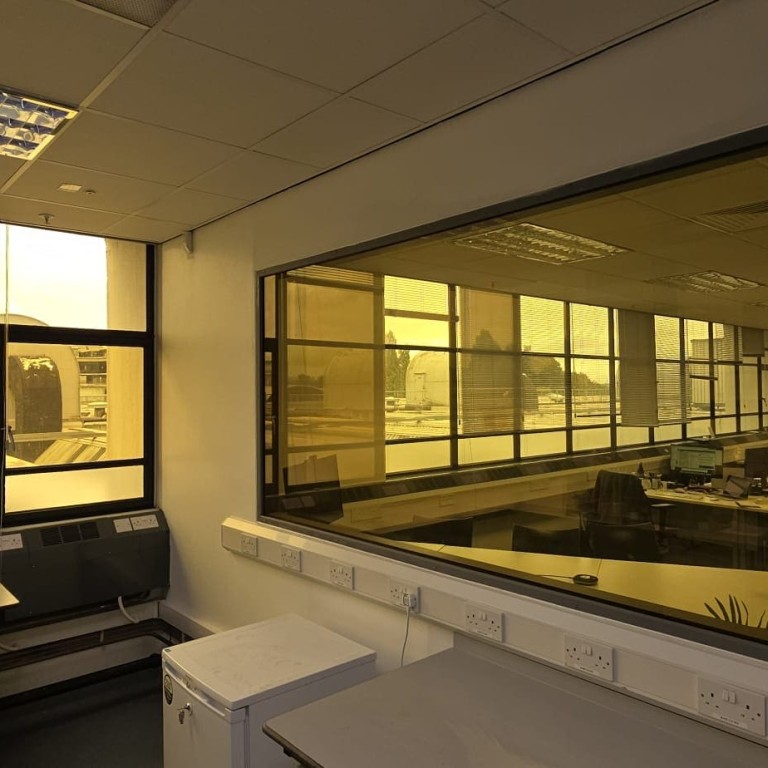 Amber UV Window Film