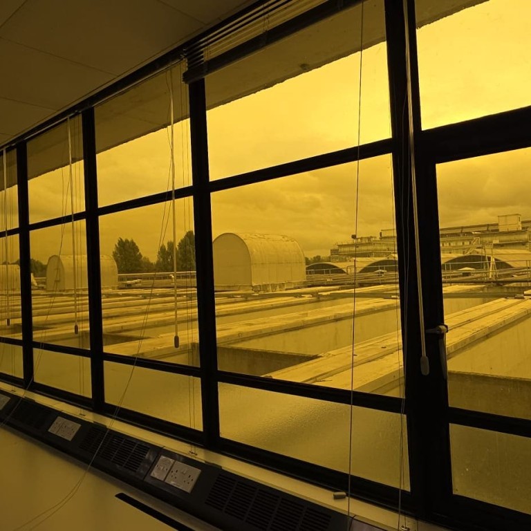 Amber UV Window Film
