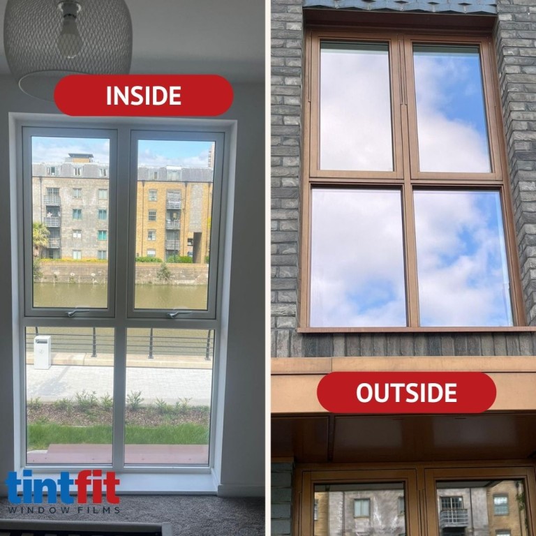 Dark Reflective Silver 20 Window Film