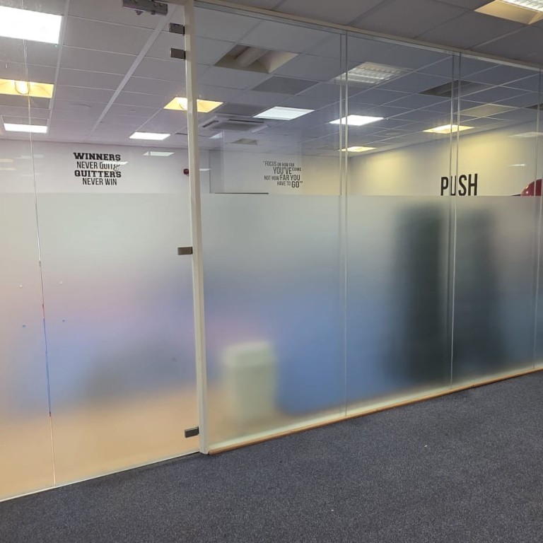 Natural Frost Privacy Vinyl Window Film
