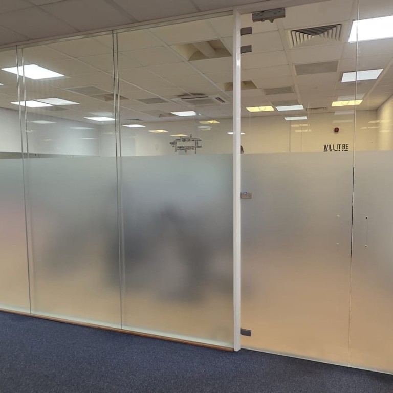 Natural Frost Privacy Vinyl Window Film