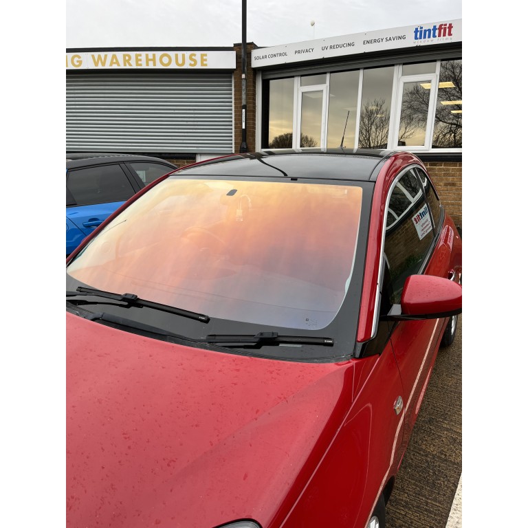 Sunset Red Orange 82% VLT Chameleon Window Film