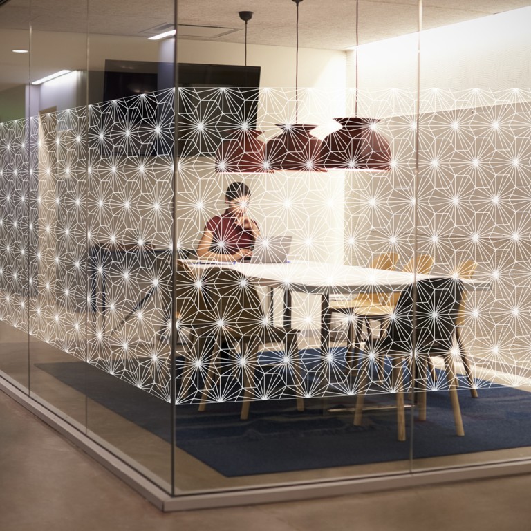 Frosted Kaleidoscope Window Film