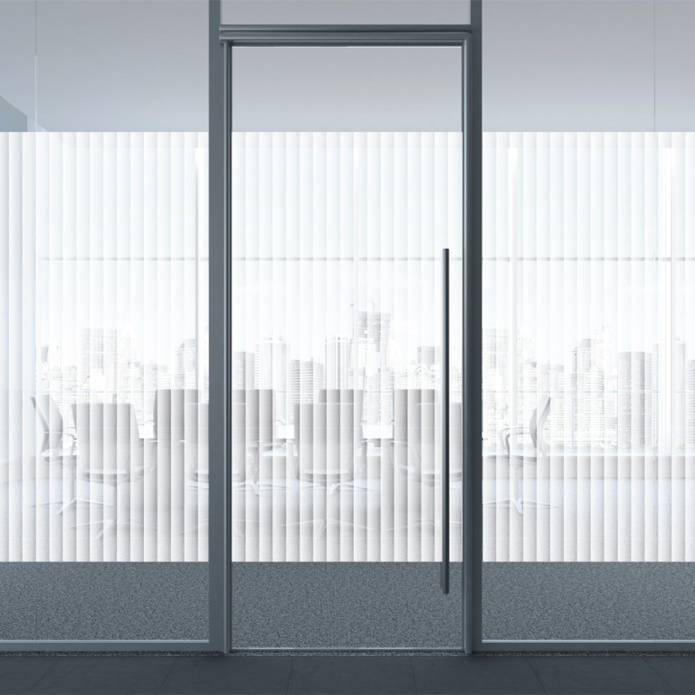 Reeded Vertical Blind Window Film