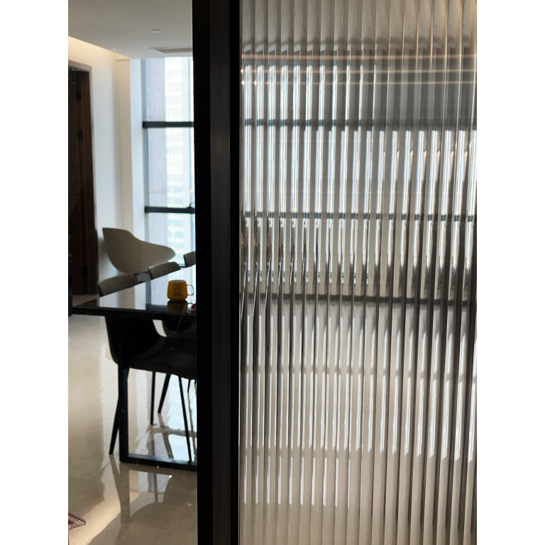 13mm Flutes - Reeded Glass Window Film