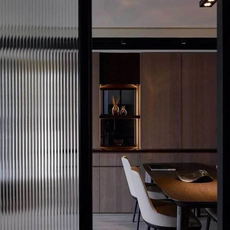 6mm Flutes - Reeded Glass Window Film