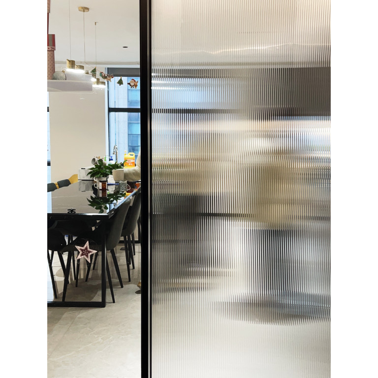 6mm Flutes - Reeded Glass Window Film