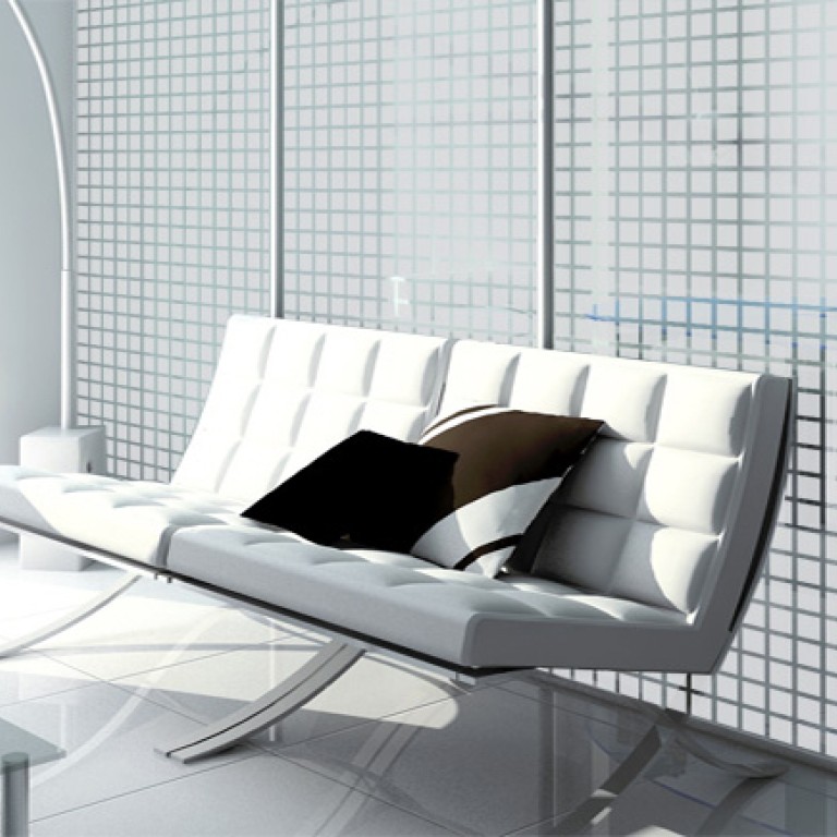 Frosted Squares Window Film