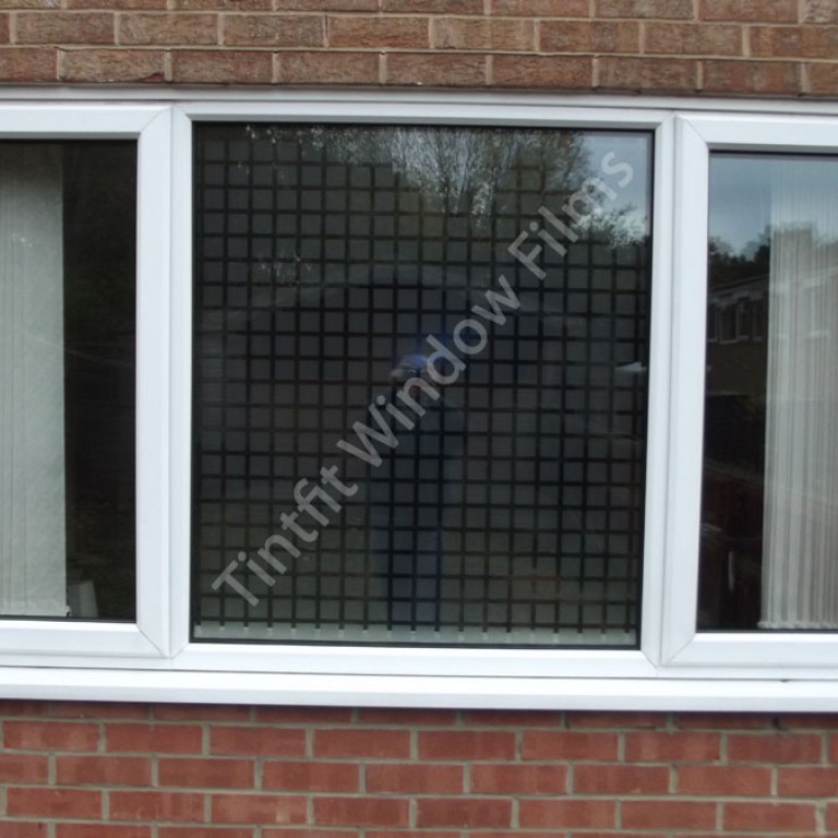 Frosted Swirls Window Film