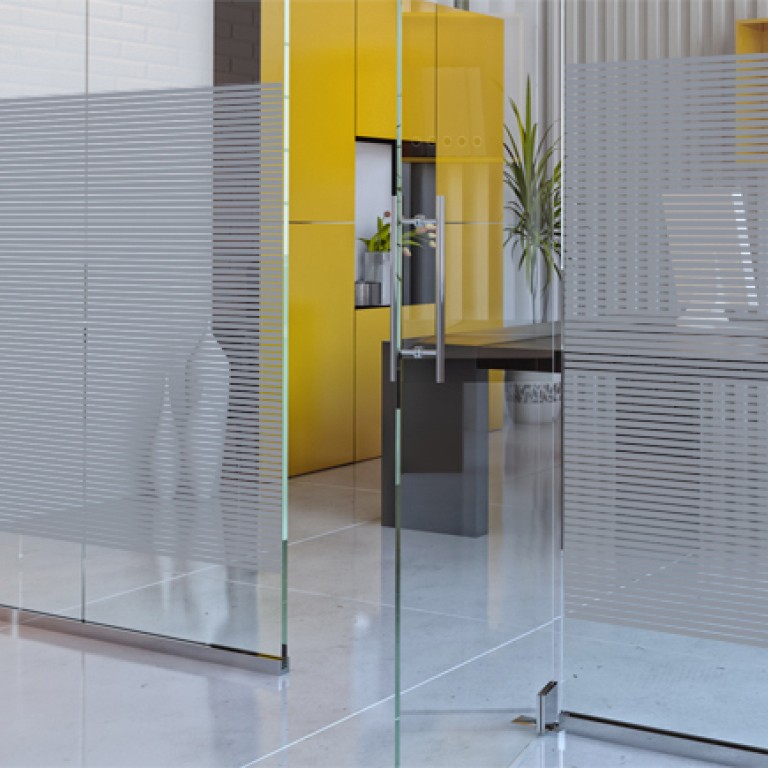 Silver 10mm Lines Window Film