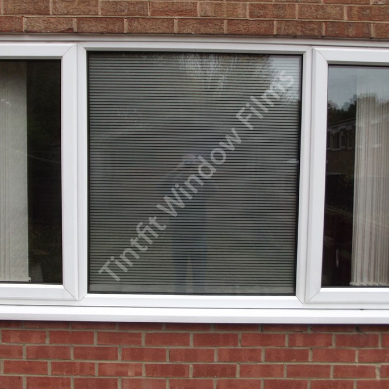Silver 10mm Lines Window Film