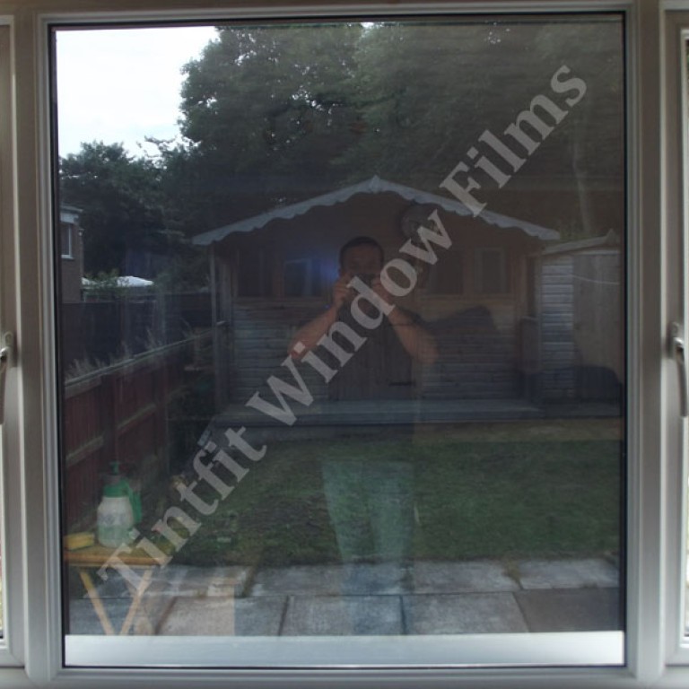 Very Dark Reflective Silver 05 Window Film