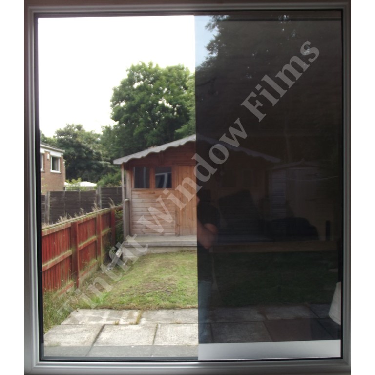 Very Dark Reflective Silver 05 Window Film