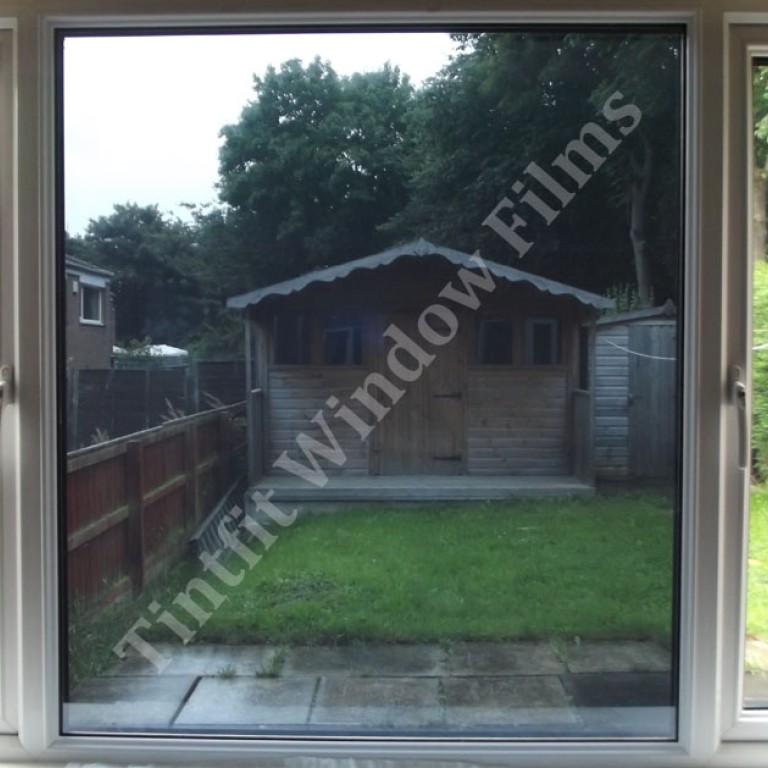External Very Dark Reflective Privacy 10 Window Film