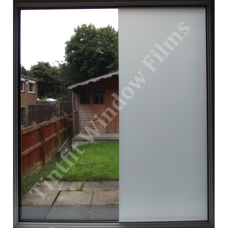 White Frost Privacy Window Film