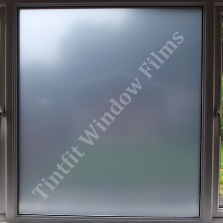 Silver Frost Privacy Window Film