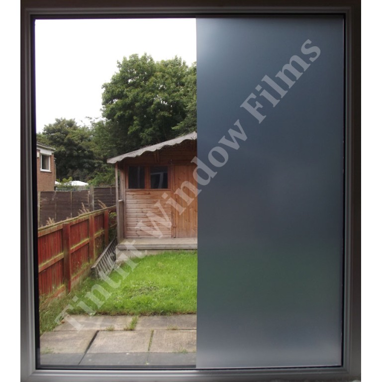 Silver Frost Privacy Window Film