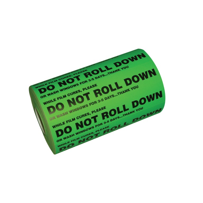 GT981 - Do Not Roll Down Stickers