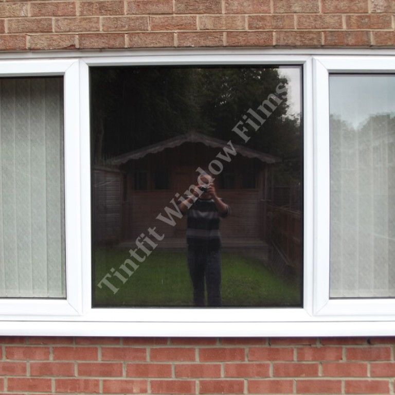 External Dark Reflective Bronze 20 Window Film