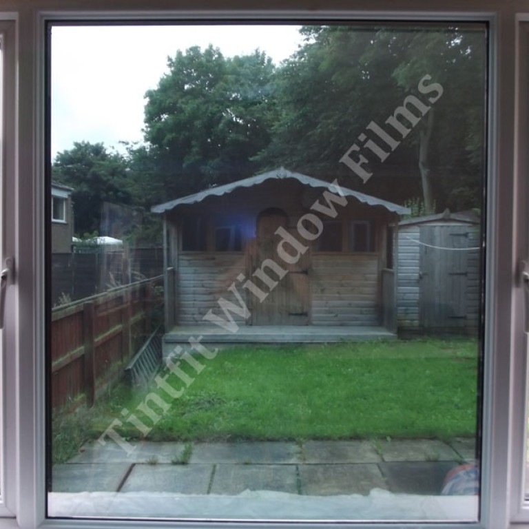 External Dark Reflective Green 20 Window Film