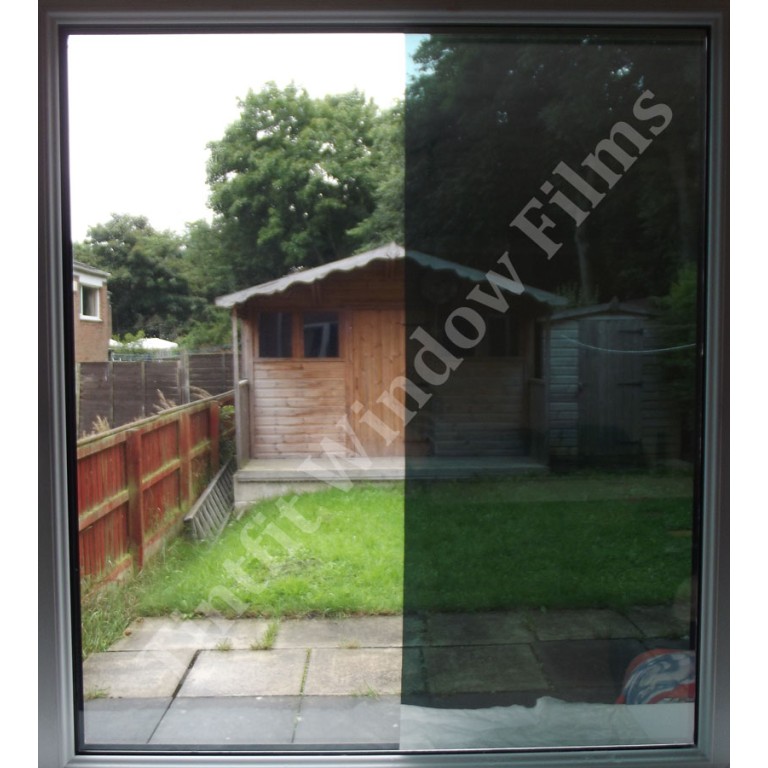 External Dark Reflective Green 20 Window Film