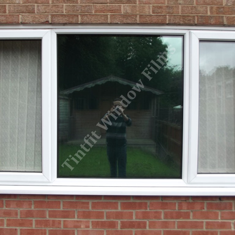 External Dark Reflective Green 20 Window Film