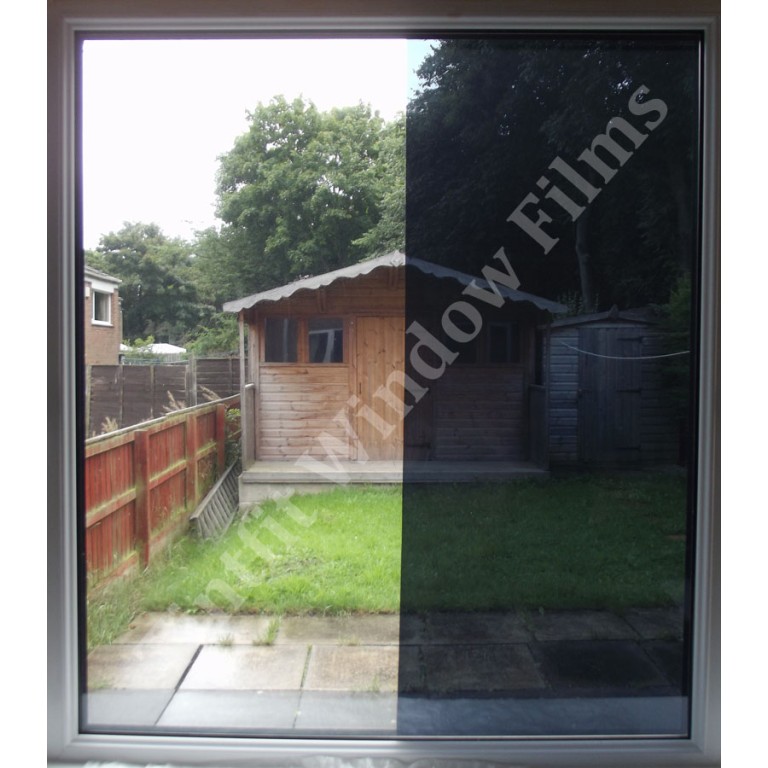 Very Dark Reflective Privacy 10 Window Film