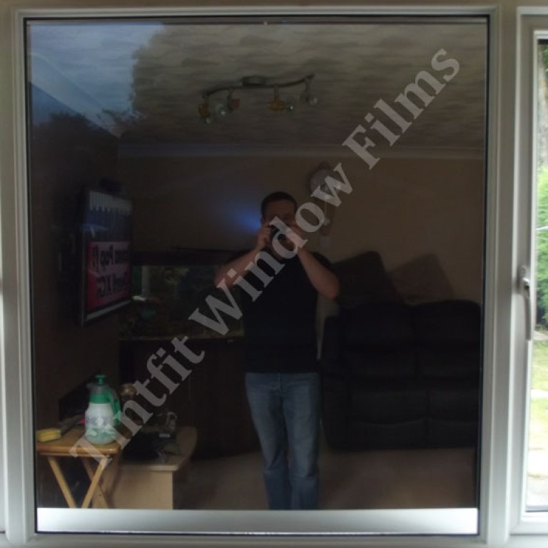 Ultra Dark Reflective Silver 01 Window Film