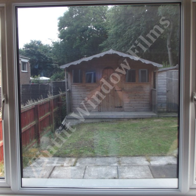 Dark Reflective Silver 20 STATIC Window Film