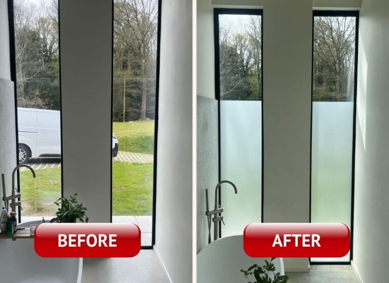 Bathroom Window Tinting Case Study