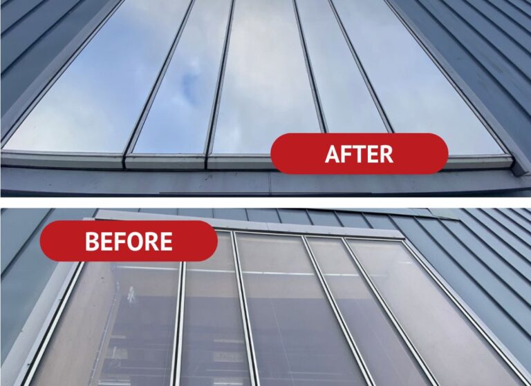 External Dark Reflective Silver 15 Window Film