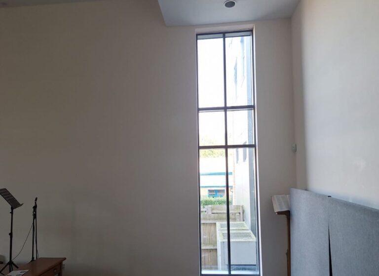 blackout film installation