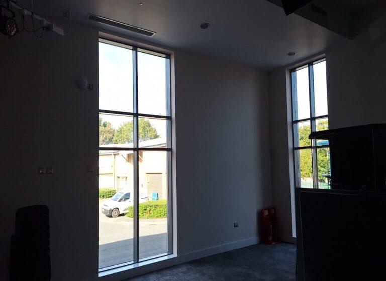 blackout film installation