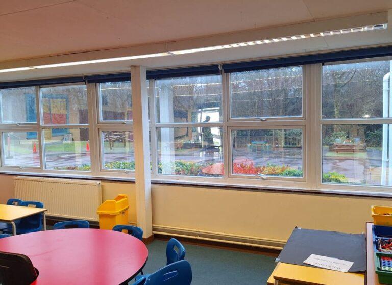 Coopersale School Window Film Installation