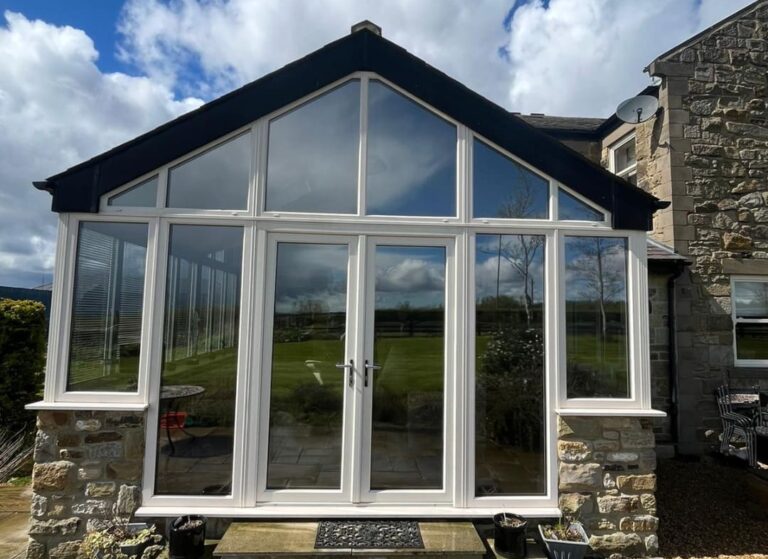 Example of Installing 24m² Dark Sputtered Neutral 25 Window Film at Private Residence in Newcastle upon Tyne