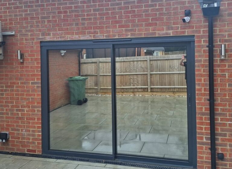 Essex Project: Dark Reflective Silver 20, 200 micron Installation