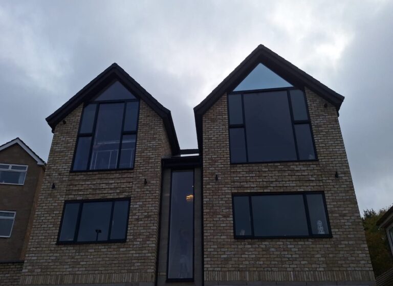 Ultra Dark Reflective Silver Film Installed