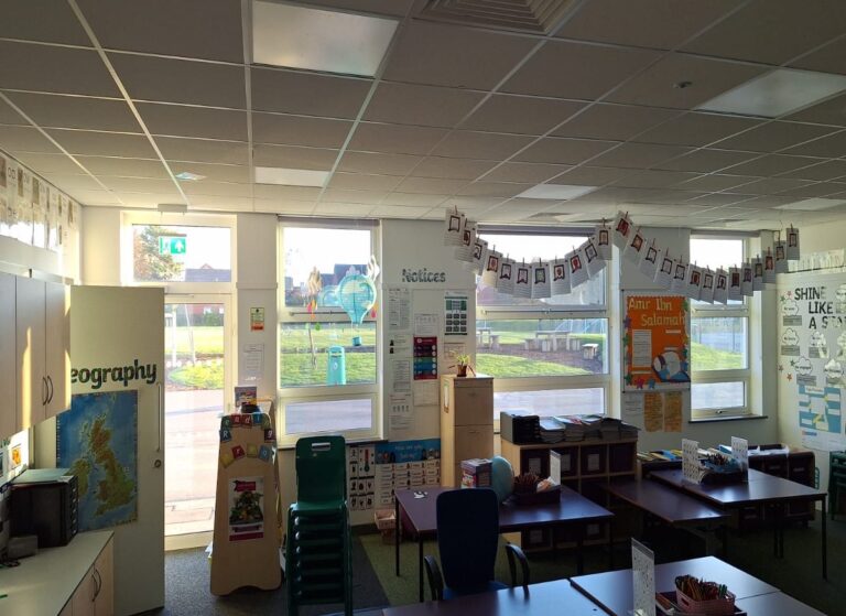 Classroom Privacy with Reflective Film