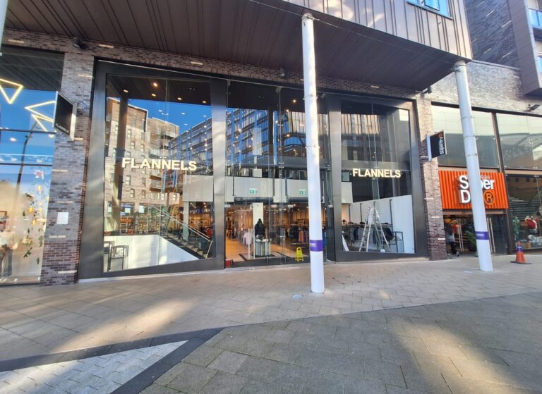 Clear Safety Film for Flannels Store