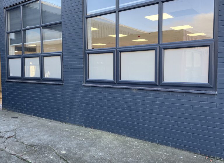 White Frost Film Installed for Fibrofind