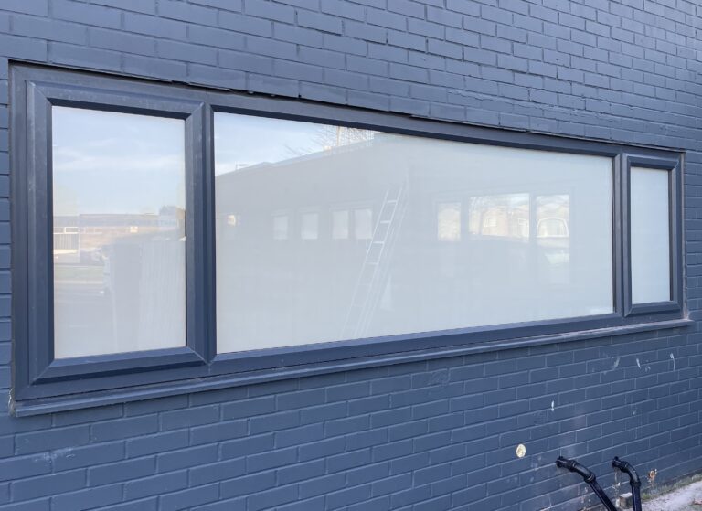 White Frost Film Installed for Fibrofind