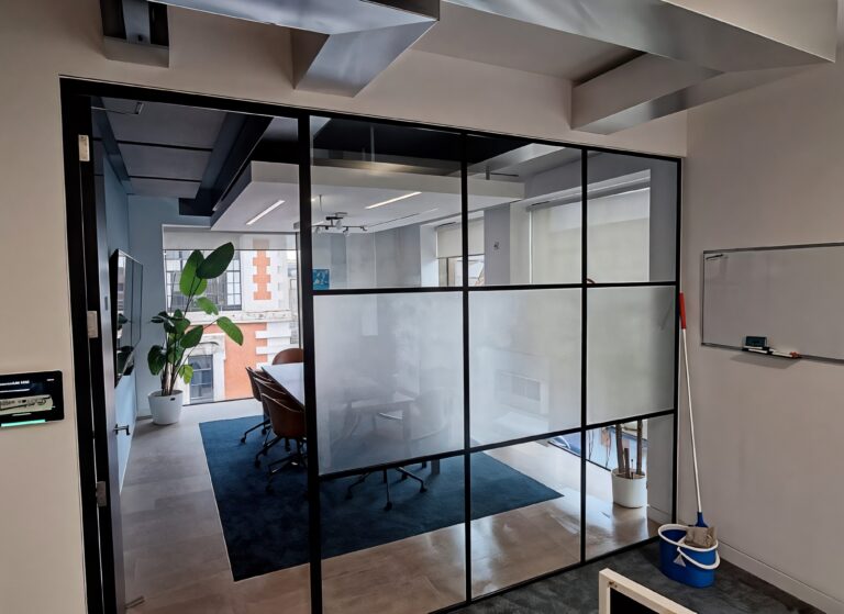 Opal Frost Film Installation for Better Office Privacy