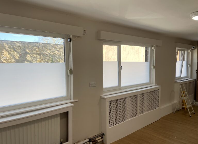 White Frost Film Installed in Sunderland Nursery