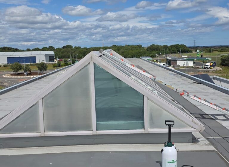 External Privacy Film Install for Bernicia Homes