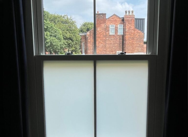 Light and Privacy Balanced: Opal Frost Window Film Fitted