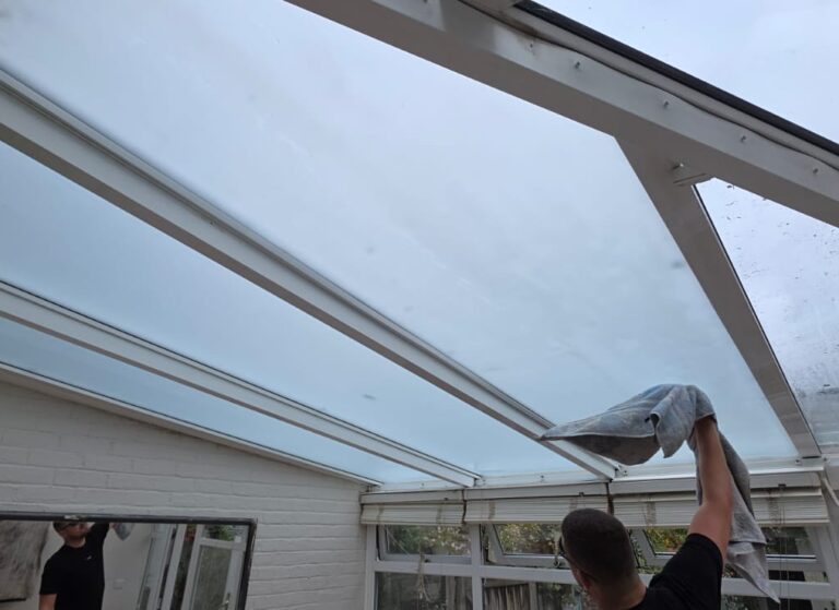 Example Installation of Frosted Privacy Film for a Conservatory in Durham