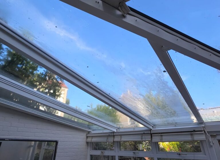 Example Installation of Frosted Privacy Film for a Conservatory in Durham
