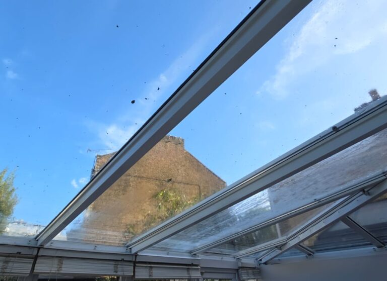 Example Installation of Frosted Privacy Film for a Conservatory in Durham