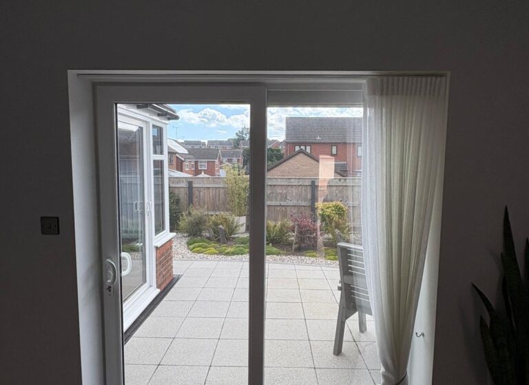 Reflective Privacy Installation for a Home in Durham