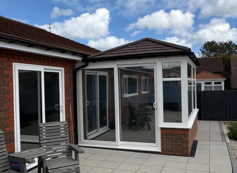 Reflective Privacy Installation for a Home in Durham